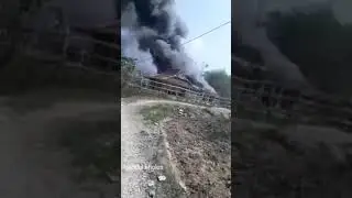 Kebakaran rumah di desa