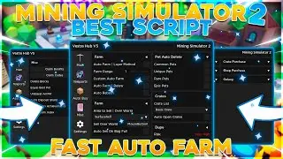 [ BEST SCRIPT ] Roblox ❘ Mining Simulator 2 Script / Hack Gui ( Fast Auto Farm ) * PASTEBIN 2022 *