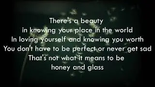 Peyton Cardoza - honey and glass (lyrics)