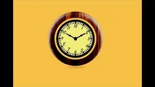 Wall Clock Create in Corel DRAW X6 all in one graphics by jawed siddiqui