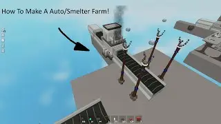 (Roblox SkyBlock) How to make a Auto Iron/Smelter farm!