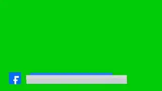 Green screen Facebook template