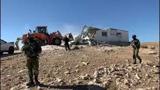 הריסת בית ספר במסאפר יטא, 23.11.22