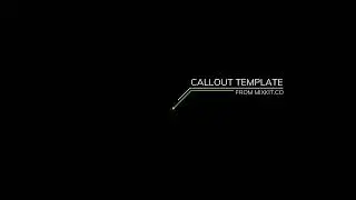 Adobe DaVinci Resolve Template: Dual Line Arrow Callout