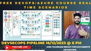 SESSION1 - FREE DevSecOps CICD Pipeline Real Time Scenarios || Live at 6 PM || Project 🔥