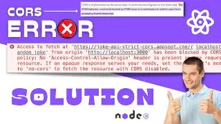 Fix CORS Error [2023]  | How To Fix CORS Error in REACT  | Easy Solution | 100% working