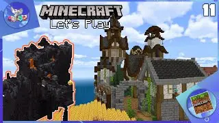 Taking On A Bastion & Building A Mini Castel 🏰 | Minecraft 1.17 Let's Play | Ep 11