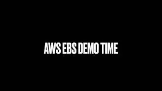 Intro to primary storage and AWS Elastic Block Store