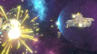 Supernova Shards - Dev Update - Spaceship Battle v3 (Destruction of Hulls)