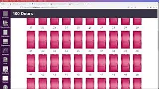 Programming Solution - 100 Doors