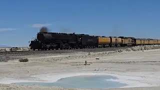Big Boy 4014 on Salt Flats, Westward Bound Tour 2024