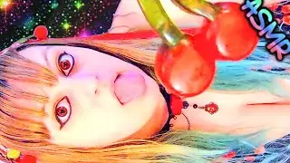 ASMR 🍒 GiANT CHERRY GUMMY!! 🍒 DEVOUR SAVAGELY! 😜 ♡ Mouth Sounds, Chewing, Eating, Mukbang, Candy ♡