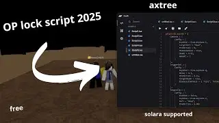 The BEST FREE silent aim, camlock and target aim in one script, da hood 2025, axtree