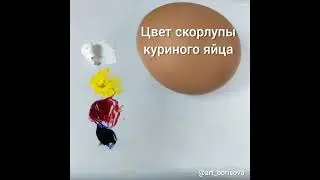 Цвет яичной скорлупы - как смешать. Борисова Екатерина