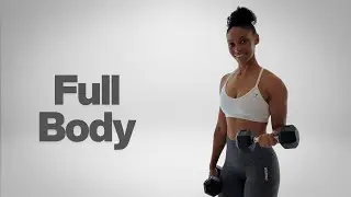 20 minute Full Body Strength Workout using Dumbbells | Build Muscle, Strength & Tone