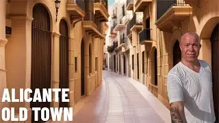 City walk Through Alicante's Old Town in Stunning 4K - Prepare to be Amazed