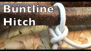 Buntline Hitch. Easy step by step instructions.
