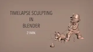 Sculpt Timelapse in Blender