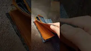 наволочка на подушку из джинсы и трикотажа 