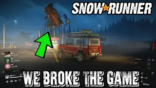 SnowRunner: We BROKE The Game | Xbox One X Gameplay