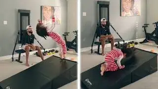 Best Behind the Scenes! #gymnasticgirl #cheerfail #daughter