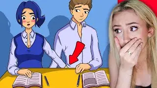 My Boyfriend Made Me Do THIS In Class... True Story Animation