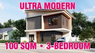 100 SQM LOT 3-BEDROOM MODERN HOUSE 2024 | ALG DESIGNS #87