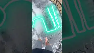 Super Frozen Trampoline!!!🕴️