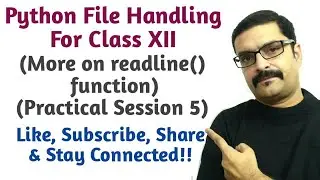 more on readline() function in python | application of readline() function | using strip() function