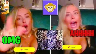 Corinna Kopf Finds a Guy JERKING OFF on the MONKEY APP!!