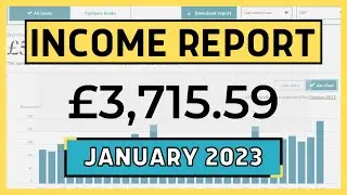 KDP Income Report January 2023