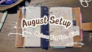 August Setup | Moterm Veg Tan Dune | Personal Rings Flipthrough