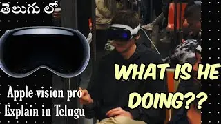 What is Apple Vision Pro Telugu | Apple Released Futuristic Cyberpunk Tech ? @Techintimepro