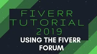 Using the Fiverr Forum | Fiverr Tutorial 2019 | Ace It With Ava