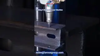 Cutting H beam By Laser Machine #shorts