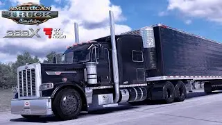 ATS - 2021 Peterbilt 389X | Jon Ruda's updated Pete Glider | Zeemods Cummins X15 | Great America Map