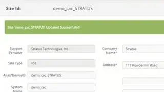 Stratus Customer Service Portal - Accessing the Account Link