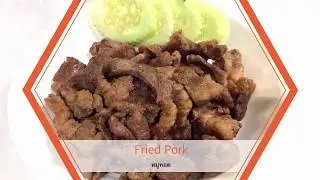 ็Homemade  Fried Pork Thai Recipe สูตรอาหาร สูตรหมักหมูทอด Thai food