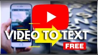 Convert YOUTUBE Video To Text | Transcribe Any YouTube Video To Text FREE and FAST YT Video To Text