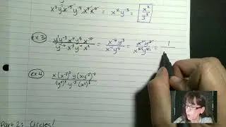 2A Saxon Algebra 2, Negative Exponents, Product and Power Theorems for Exponents