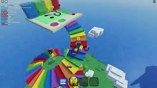 trolling people with sussy guitar in survive the wave | roblox
