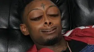 21 Savage Falls Asleep During Interview