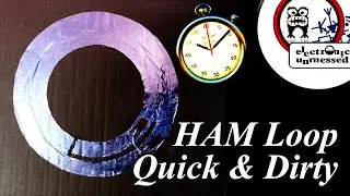 Planar loop for 2m and 70cm HAM radio (EP135)
