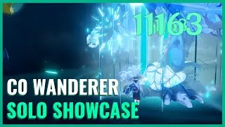 C0 Wanderer Solo Damage Showcase | Genshin Impact
