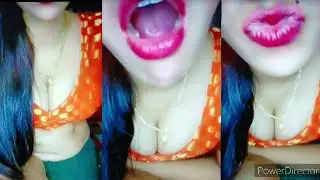 orenge colour blouse main hot bhabi ❤️❤️❤️ || periscope streaming || hot video || tango live #22