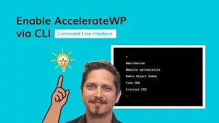 Enable AccelerateWP via CLI Command Line Interface