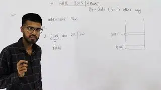 Gate 2015 pyq CAO | Consider a processor with byte-addressable memory. Assume that all registers,