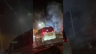 fire ford falcon 🔥 on main road