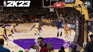 NBA 2K23 [PS5] Gameplay - Los Angeles Lakers vs Warriors | New Arena Sounds! [4K60FPS]