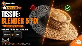 Tissue Add-on Not Working? Here's the Fix (Blender 5.2)